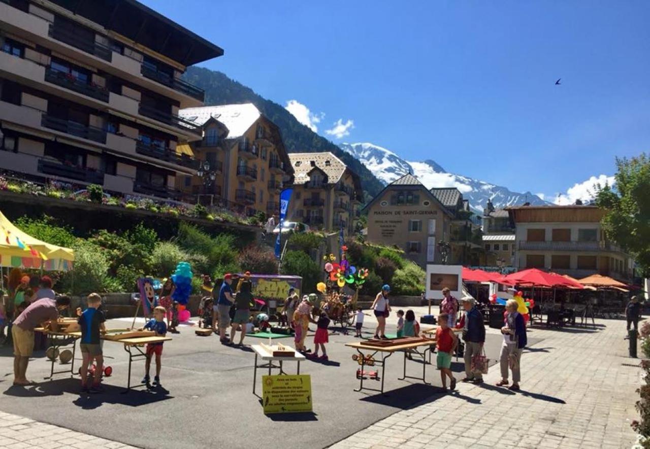 Appartement T2+cabine indépendante au départ des télécabines Saint-Gervais/Bettex/Mont d’Arbois Exterior foto