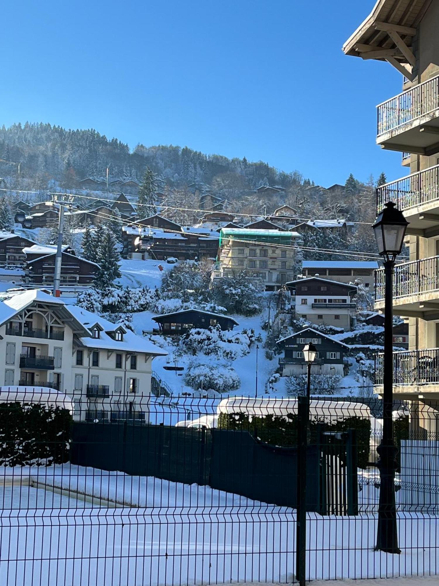Appartement T2+cabine indépendante au départ des télécabines Saint-Gervais/Bettex/Mont d’Arbois Exterior foto