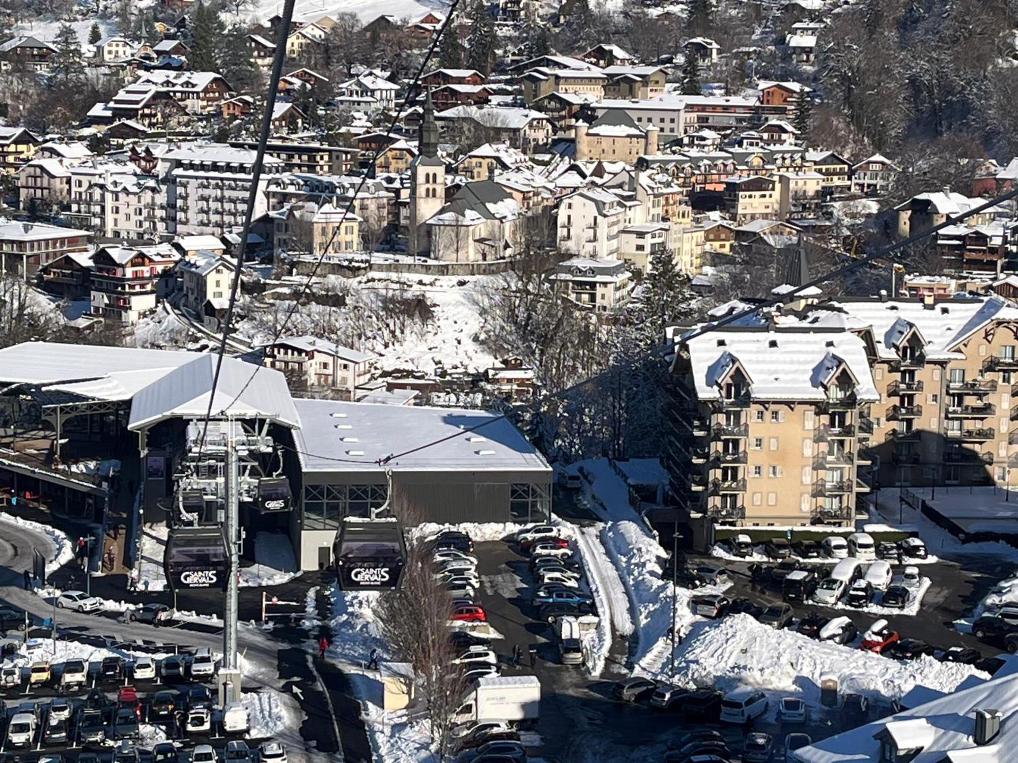 Appartement T2+cabine indépendante au départ des télécabines Saint-Gervais/Bettex/Mont d’Arbois Exterior foto