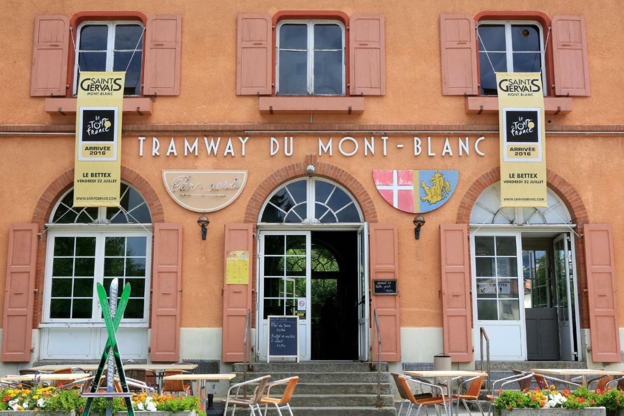 Appartement T2+cabine indépendante au départ des télécabines Saint-Gervais/Bettex/Mont d’Arbois Exterior foto